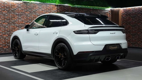 2023 Porsche Cayenne Turbo GT Coupe Chalk White Exterior