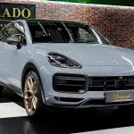 2023 Porsche Cayenne Turbo GT Coupe Arctic Grey Exterior - Thumbnail 2
