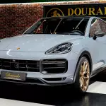2023 Porsche Cayenne Turbo GT Coupe Arctic Grey Exterior - Thumbnail 4