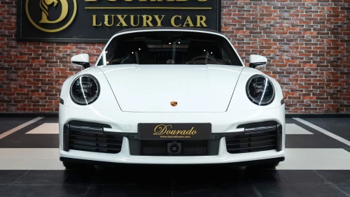 2023 Porsche 911 Turbo S Cabriolet, White Color Exterior