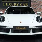 2023 Porsche 911 Turbo S Cabriolet, White Color Exterior - Thumbnail 1