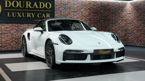 2023 Porsche 911 Turbo S Cabriolet, White Color Exterior