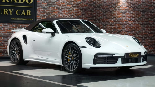 2023 Porsche 911 Turbo S Cabriolet, White Color Exterior