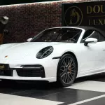 2023 Porsche 911 Turbo S Cabriolet, White Color Exterior - Thumbnail 4