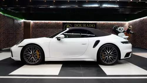 2023 Porsche 911 Turbo S Cabriolet, White Color Exterior