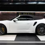 2023 Porsche 911 Turbo S Cabriolet, White Color Exterior - Thumbnail 5