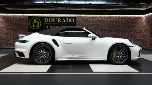 2023 Porsche 911 Turbo S Cabriolet, White Color Exterior