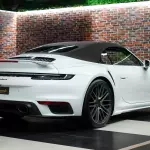 2023 Porsche 911 Turbo S Cabriolet, White Color Exterior - Thumbnail 7