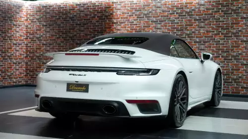2023 Porsche 911 Turbo S Cabriolet, White Color Exterior