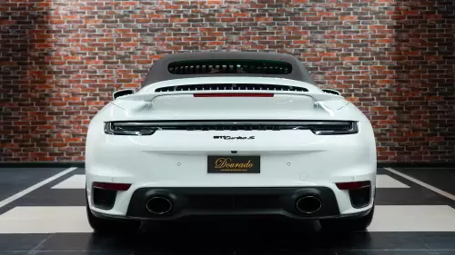 2023 Porsche 911 Turbo S Cabriolet, White Color Exterior
