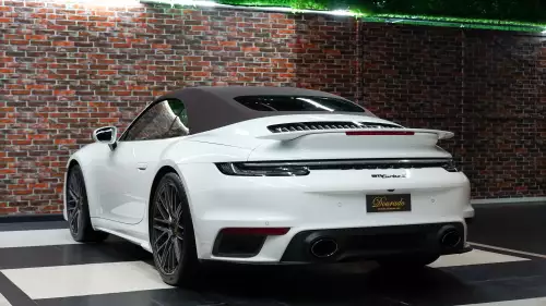 2023 Porsche 911 Turbo S Cabriolet, White Color Exterior