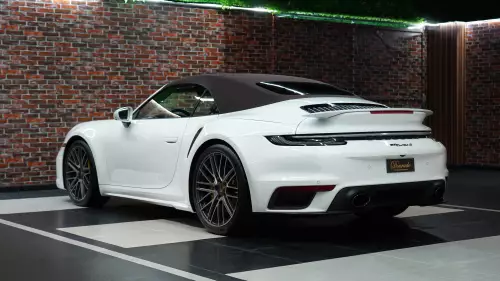 2023 Porsche 911 Turbo S Cabriolet, White Color Exterior