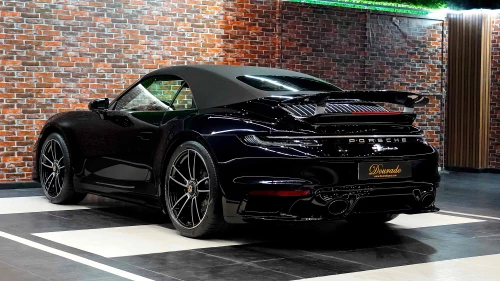 2023 Porsche 911 Turbo S Cabriolet, Black Color Exterior