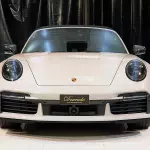 2024 Porsche 911 Turbo S Cabriolet, Crayon Exterior Black Interior - Thumbnail 1