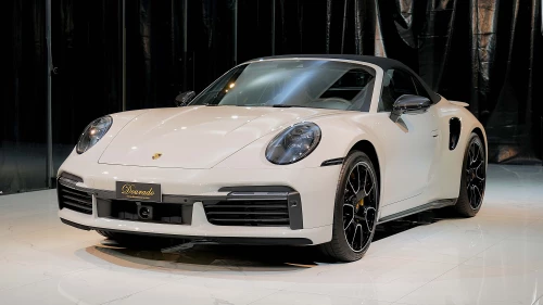 2024 Porsche 911 Turbo S Cabriolet, Crayon Exterior Black Interior