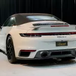2024 Porsche 911 Turbo S Cabriolet, Crayon Exterior Black Interior - Thumbnail 3