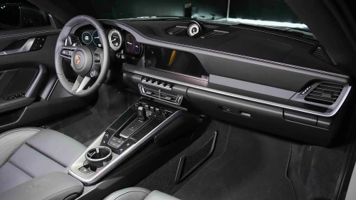2024 Porsche 911 Turbo S Cabriolet, Crayon Exterior Black Interior