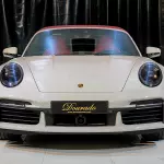 2024 Porsche 911 Turbo S Cabriolet, Crayon Exterior Red Interior - Thumbnail 1