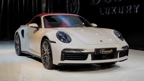 2024 Porsche 911 Turbo S Cabriolet, Crayon Exterior Red Interior