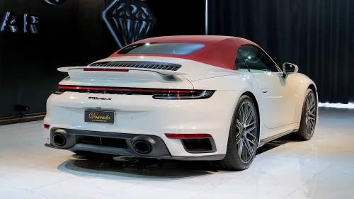 2024 Porsche 911 Turbo S Cabriolet, Crayon Exterior Red Interior