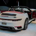 2024 Porsche 911 Turbo S Cabriolet, Crayon Exterior Red Interior - Thumbnail 9