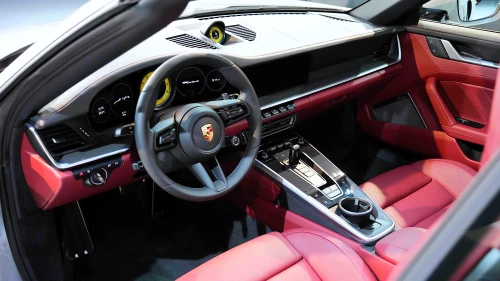 2024 Porsche 911 Turbo S Cabriolet, Crayon Exterior Red Interior