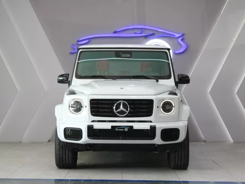 BRAND NEW 2025 Mercedes G580 Electric, 4-Motor 4x4, 579 HP, White Exterior