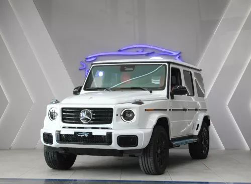 BRAND NEW 2025 Mercedes G580 Electric, 4-Motor 4x4, 579 HP, White Exterior