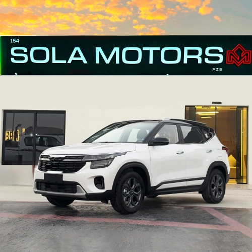 KIA Seltos 1.5L Petrol FWD 2025 Model Year White Color Exterior