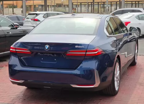 BMW 520i 2.0L Petrol Full Option, 2026 Model Year, Blue Color Exterior