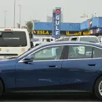 BMW 520i 2.0L Petrol Full Option, 2026 Model Year, Blue Color Exterior - Thumbnail 6