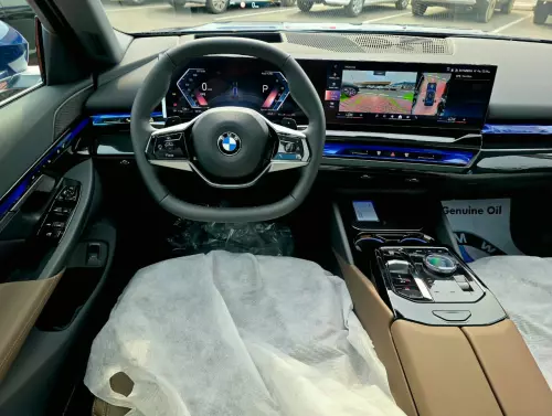 BMW 520i 2.0L Petrol Full Option, 2026 Model Year, Blue Color Exterior