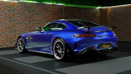 2019 Mercedes-Benz AMG GT R Pro (1 of 750): Track-Ready, Blue Exterior/ Black Interior