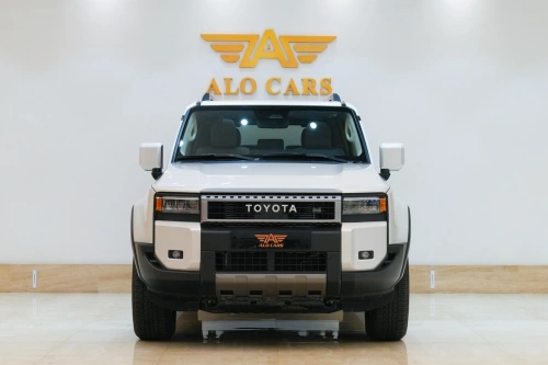 Toyota Prado Turbo 2.4L Petrol 2024 Model Year White Color Exterior 