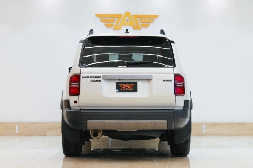 Toyota Prado Turbo 2.4L Petrol 2024 Model Year White Color Exterior 