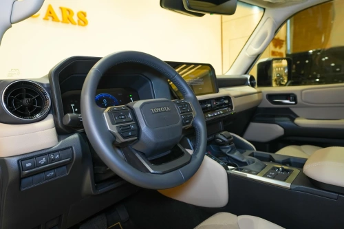 Toyota Prado Turbo 2.4L Petrol 2024 Model Year White Color Exterior 