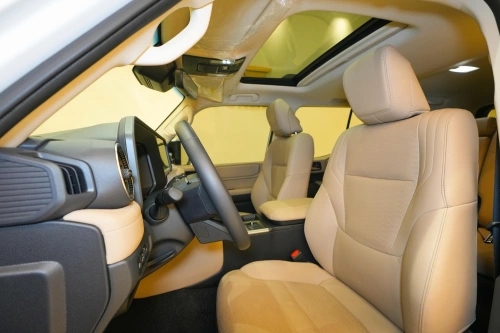 Toyota Prado Turbo 2.4L Petrol 2024 Model Year White Color Exterior 