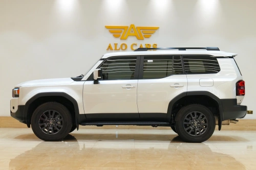 Toyota Prado Turbo 2.4L Petrol 2024 Model Year White Color Exterior 