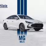  MG 5 1.5L 2025 MODEL YEAR WHITE COLOR EXTERIOR - Thumbnail 1