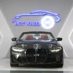 2022  BMW M4 COMPETITION, V6 SOFT-TOP CONVERTIBLE, BLACK COLOR EXTERIOR - Thumbnail 1