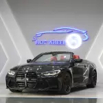 2022  BMW M4 COMPETITION, V6 SOFT-TOP CONVERTIBLE, BLACK COLOR EXTERIOR - Thumbnail 2