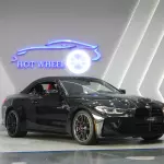 2022  BMW M4 COMPETITION, V6 SOFT-TOP CONVERTIBLE, BLACK COLOR EXTERIOR - Thumbnail 3