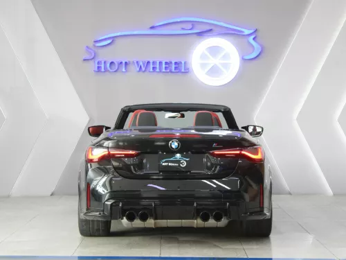 2022  BMW M4 COMPETITION, V6 SOFT-TOP CONVERTIBLE, BLACK COLOR EXTERIOR