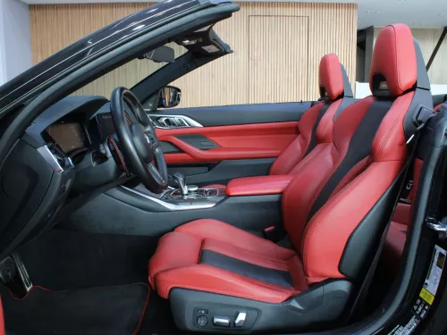 2022  BMW M4 COMPETITION, V6 SOFT-TOP CONVERTIBLE, BLACK COLOR EXTERIOR