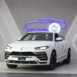 Lamborghini Urus V8, 2021  Model Year, White Color Exterior - Thumbnail 1