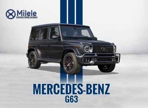 MERCEDES-BENZ G 63 4.0L 2025 MODEL YEAR BLACK COLOR