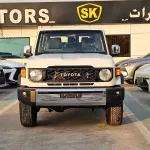 Toyota Land Cruiser LC76 4.0L Petrol 2025 Model Year White Color Exterior - Thumbnail 1