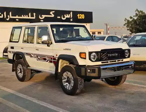 Toyota Land Cruiser LC76 4.0L Petrol 2025 Model Year White Color Exterior