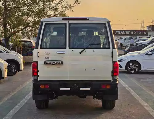 Toyota Land Cruiser LC76 4.0L Petrol 2025 Model Year White Color Exterior