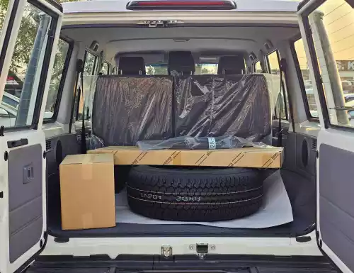 Toyota Land Cruiser LC76 4.0L Petrol 2025 Model Year White Color Exterior